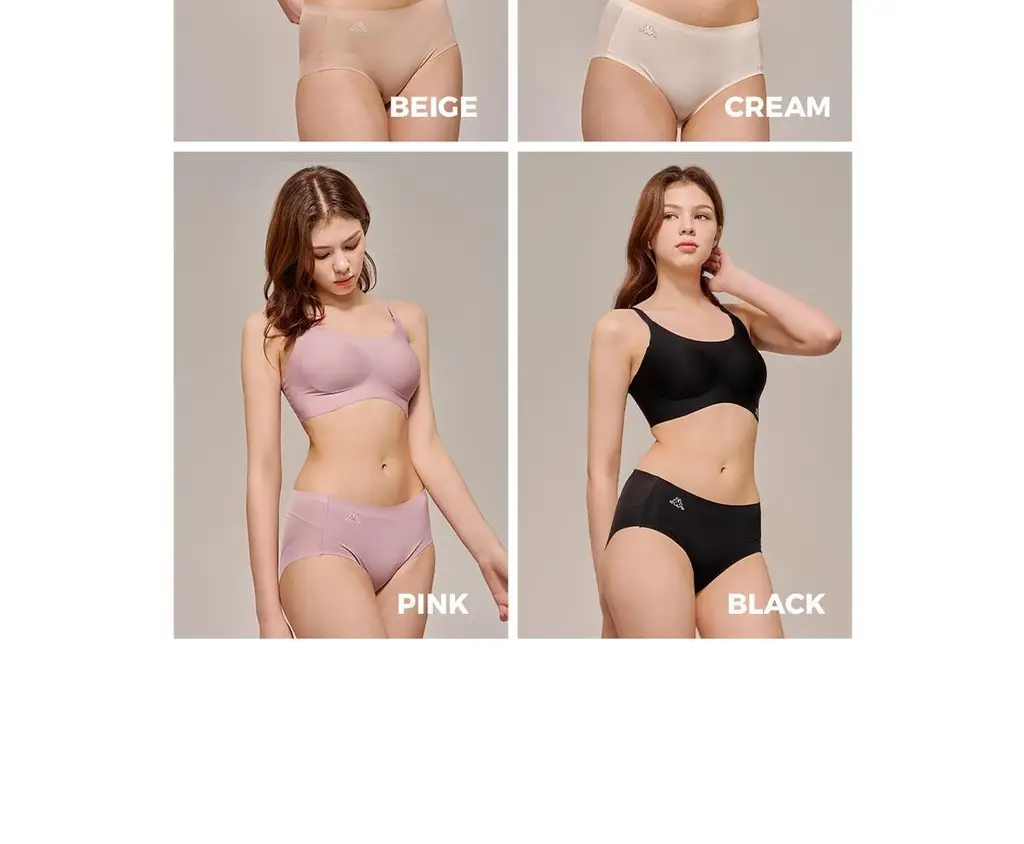 [후기베스트/노와이어] 카파 에어리 심리스 브라 팬티 (4colors) 상세페이지 7